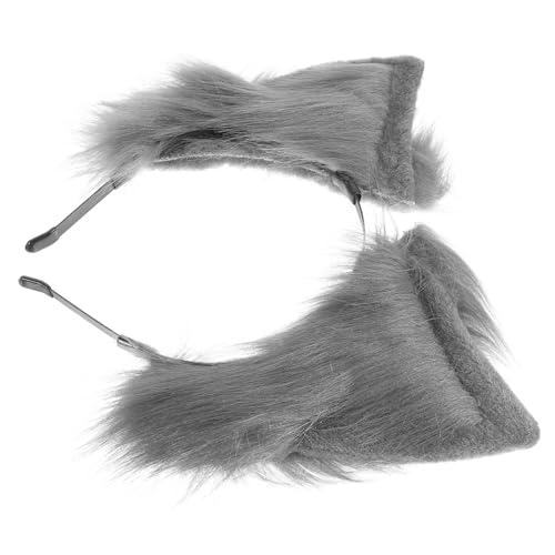 FONDOTIN Katzenohren Haarreif Plüsch Tierohren Stirnband Elastisch Weich Damen Karneval Cosplay Party Fasching Zubehör FONDOTIN Katzenohren Haarreif Plüsch Tierohren Stirnband Elastisch Weich Damen Karneval Cosplay Party Fasching Zubehör von FONDOTIN