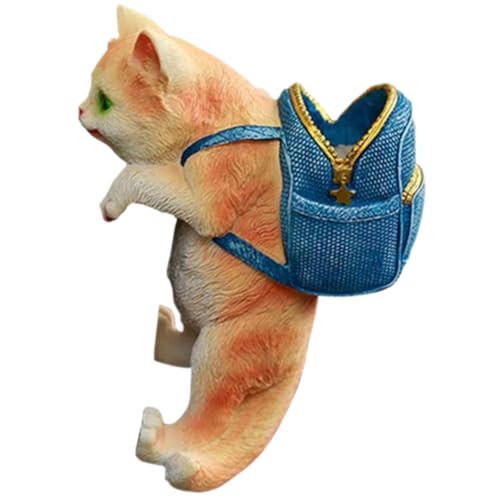 FONDOTIN Kreative Gartenkatzenfigur zum Hängen Kompakte Stabile Vielseitige Blumendeko Niedliche Cartoon Katzenstatue für Balkon Terrasse und Geschenke FONDOTIN Kreative Gartenkatzenfigur zum Hängen Kompakte Stabile Vielseitige Blumendeko Niedliche Cartoon Katzenstatue für Balkon Terrasse und Geschenke von FONDOTIN
