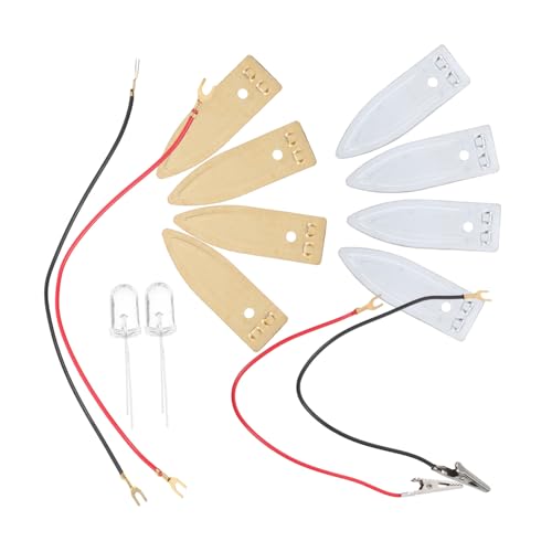 FONDOTIN Kupfer Metall Elektrodenset für Fruchtbatterie Experiment Hochwertige Anodenbleche für Wissenschaftlichen Unterricht Geeignet für Schüler und DIY Stromerzeugung Praktisches von FONDOTIN