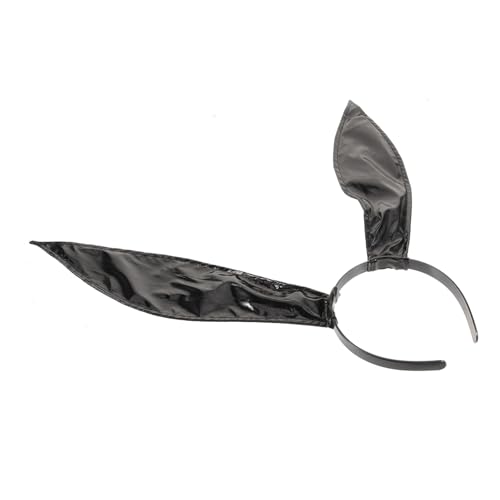 FONDOTIN Leder Bunny Ohren Haarreif Cosplay Accessoire Weich Bequem für Party Ostern Festival Verkleidung Damen Mädchen von FONDOTIN