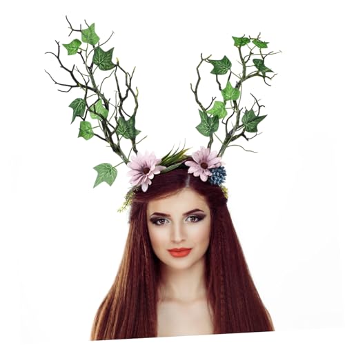 FONDOTIN Leichtes Baumzweig Haarreif mit Dekorativen Blumen Praktischer Haarschmuck für Frauenfest Bequem und Sicher für Party Festival und Fotografie Verstellbar für Teens FONDOTIN Leichtes Baumzweig Haarreif mit Dekorativen Blumen Praktischer Haarschmuck für Frauenfest Bequem und Sicher für Party Festival und Fotografie Verstellbar für Teens von FONDOTIN
