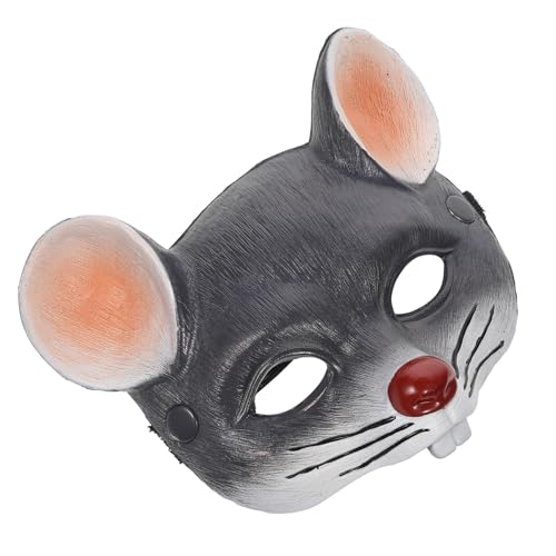 FONDOTIN Maus Maske Karneval Halloween Party Gesichtsmaske für Erwachsene Leichtes PU Schaumstoff Material Komfortabel Atmungsaktiv Kreatives Kostümzubehör für Fasching Maskerade FONDOTIN Maus Maske Karneval Halloween Party Gesichtsmaske für Erwachsene Leichtes PU Schaumstoff Material Komfortabel Atmungsaktiv Kreatives Kostümzubehör für Fasching Maskerade von FONDOTIN