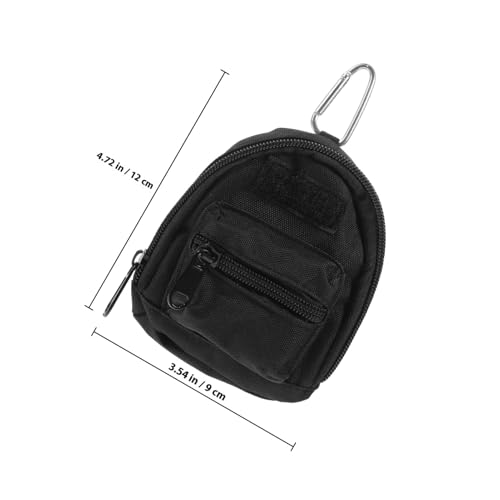 FONDOTIN Mini Rucksack Schlüsselanhänger Tasche Kleine Geldbörse Münzbeutel Ohrhörer Aufbewahrung Beutel Kompakt Outdoor Anhänger Für Damen Und Herren von FONDOTIN