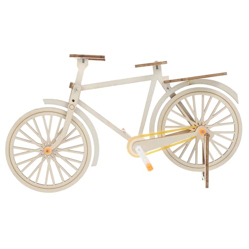FONDOTIN Miniatur Holz Fahrrad Modell zum Selbstmontieren Sichere Dekoratives Vintage Holzfahrrad für Wohn Büroräume Leicht Robust DIY Holzornament FONDOTIN Miniatur Holz Fahrrad Modell zum Selbstmontieren Sichere Dekoratives Vintage Holzfahrrad für Wohn Büroräume Leicht Robust DIY Holzornament von FONDOTIN