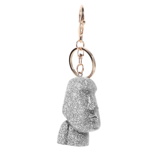 FONDOTIN Moai Schlüsselanhänger Figur Anhänger aus Robustem Resin Kompakt und Leicht Dekorativer Kettenanhänger für Taschen Geburtstagsgeschenke und Partyzubehör FONDOTIN Moai Schlüsselanhänger Figur Anhänger aus Robustem Resin Kompakt und Leicht Dekorativer Kettenanhänger für Taschen Geburtstagsgeschenke und Partyzubehör von FONDOTIN