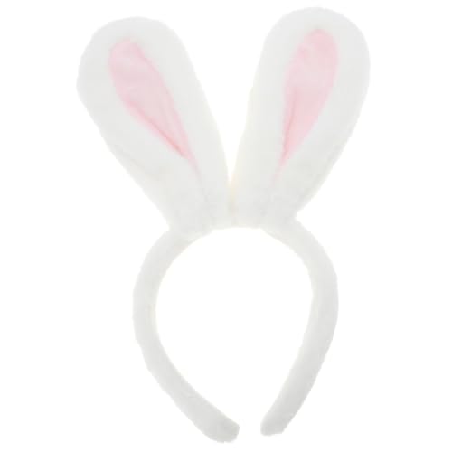 FONDOTIN Niedlicher Hasenohren Haarreif Plüsch Stirnband Bunny Ears Cosplay Kopfschmuck für Partys Themenfeste und Fotosessions FONDOTIN Niedlicher Hasenohren Haarreif Plüsch Stirnband Bunny Ears Cosplay Kopfschmuck für Partys Themenfeste und Fotosessions von FONDOTIN