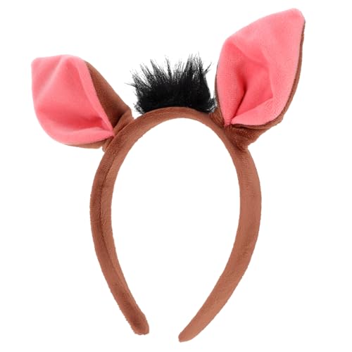 FONDOTIN Niedlicher Warzenschwein Tier Haarreif mit Weichen Schweineohren Leichtes Sicheres Cosplay Kostüm Stirnband für Karneval Maskerade und Themenparty FONDOTIN Niedlicher Warzenschwein Tier Haarreif mit Weichen Schweineohren Leichtes Sicheres Cosplay Kostüm Stirnband für Karneval Maskerade und Themenparty von FONDOTIN