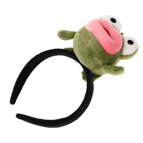 FONDOTIN Niedliches Frosch Stirnband aus Weichem Material Cartoon Haarreif für Festivals Partys und Make Up Komfortabel und Vielseitig für Verschiedene Anlässe FONDOTIN Niedliches Frosch Stirnband aus Weichem Material Cartoon Haarreif für Festivals Partys und Make Up Komfortabel und Vielseitig für Verschiedene Anlässe von FONDOTIN
