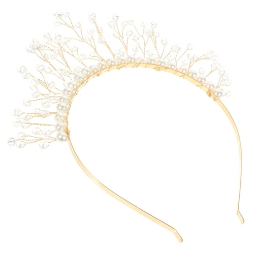 FONDOTIN Perlen Stirnband Damen Braut Haarschmuck Hochzeiten Stilvolles Kopfband mit Strass und Perlen für Party Hochzeit Festliche Anlässe FONDOTIN Perlen Stirnband Damen Braut Haarschmuck Hochzeiten Stilvolles Kopfband mit Strass und Perlen für Party Hochzeit Festliche Anlässe von FONDOTIN