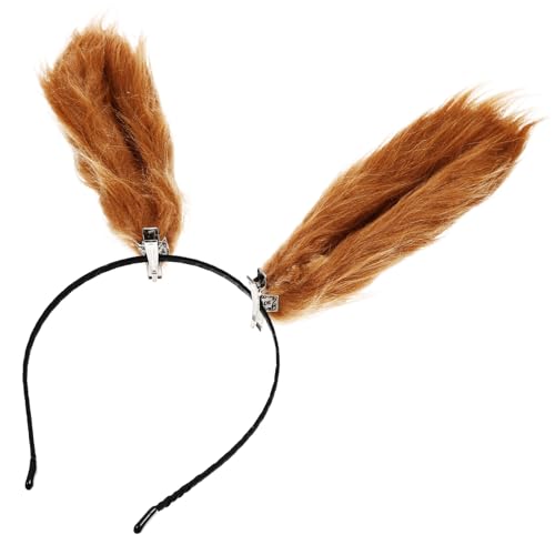 FONDOTIN Plüsch Hasenohren Haarreif mit Langen Braunen Ohren Weiches Tierhaar Haarband für Kostüm Party Karneval Leichtes und Langlebiges Stirnband für Erwachsene FONDOTIN Plüsch Hasenohren Haarreif mit Langen Braunen Ohren Weiches Tierhaar Haarband für Kostüm Party Karneval Leichtes und Langlebiges Stirnband für Erwachsene von FONDOTIN