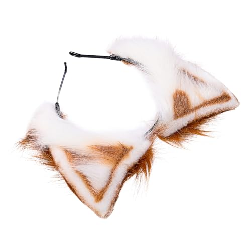 FONDOTIN Plüsch Katzenohren Haarreif Flauschiges Cosplay Accessoire für Mädchen Weich Bequem für Faschingskostüm Karneval Party Bühne Weihnachten FONDOTIN Plüsch Katzenohren Haarreif Flauschiges Cosplay Accessoire für Mädchen Weich Bequem für Faschingskostüm Karneval Party Bühne Weihnachten von FONDOTIN