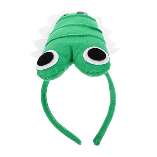FONDOTIN Plüsch Krokodil Haarreif Cartoon Stirnband für Halloween Kostüm Party Cosplay Unisex Langlebig Verformungsbeständig und Rutschfest Modisches Accessoire für Alltag und von FONDOTIN