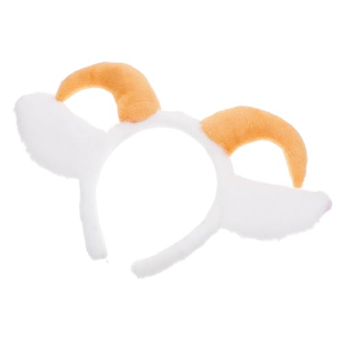 FONDOTIN Lammohr-stirnband Aus Plüsch Für Junge Mädchen Und Erwachsene Elastisches Haarband Für Halloween Weihnachten Und Partys Tierisches Kopfbedeckungs-accessoire FONDOTIN Lammohr-stirnband Aus Plüsch Für Junge Mädchen Und Erwachsene Elastisches Haarband Für Halloween Weihnachten Und Partys Tierisches Kopfbedeckungs-accessoire von FONDOTIN