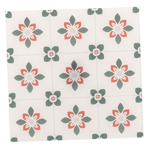 FONDOTIN Puppenhausmöbel Miniaturen Winzig Hartholz Bodenbelag Häuser Dollhouse Floors Parquet Puppenhaus-bodenplatte Miniaturfliesen Für Puppenhaus Acryl von FONDOTIN
