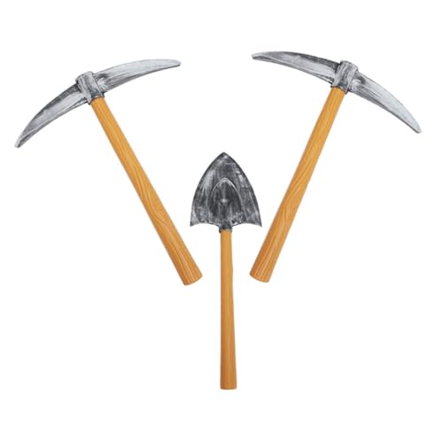 FONDOTIN Realistisches Zwerg Kostüm Zubehör Teiliges Pickaxe Schaufel Requisite für Karneval Cosplay Bühnenauftritte Halloween Party FONDOTIN Realistisches Zwerg Kostüm Zubehör Teiliges Pickaxe Schaufel Requisite für Karneval Cosplay Bühnenauftritte Halloween Party von FONDOTIN