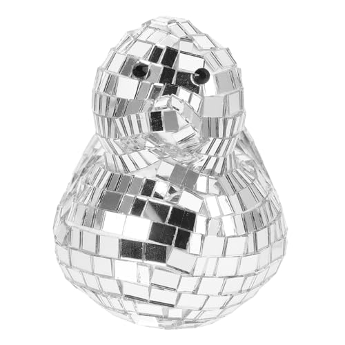 FONDOTIN Reflektierendes Disco Glasent Ornament Silberner Spiegelball zum Aufhängen für Party Hochzeit Home Decor Vielseitige Spiegelkugel Deko für Festliche Anlässe FONDOTIN Reflektierendes Disco Glasent Ornament Silberner Spiegelball zum Aufhängen für Party Hochzeit Home Decor Vielseitige Spiegelkugel Deko für Festliche Anlässe von FONDOTIN
