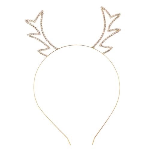 FONDOTIN Rentier Geweih Haarreif mit Kristallbesatz Leichtes Langlebiges Stirnband für Erwachsene Geeignet für Weihnachtsfeiern Kostümpartys Karneval und Alltag Einheitsgröße FONDOTIN Rentier Geweih Haarreif mit Kristallbesatz Leichtes Langlebiges Stirnband für Erwachsene Geeignet für Weihnachtsfeiern Kostümpartys Karneval und Alltag Einheitsgröße von FONDOTIN