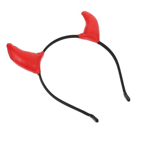 FONDOTIN Rotes Teufelshörner Haarreif mit Kreativem Hörner Design Halloween Kostüm Accessoire für Karneval Party Fasching Erwachsene FONDOTIN Rotes Teufelshörner Haarreif mit Kreativem Hörner Design Halloween Kostüm Accessoire für Karneval Party Fasching Erwachsene von FONDOTIN