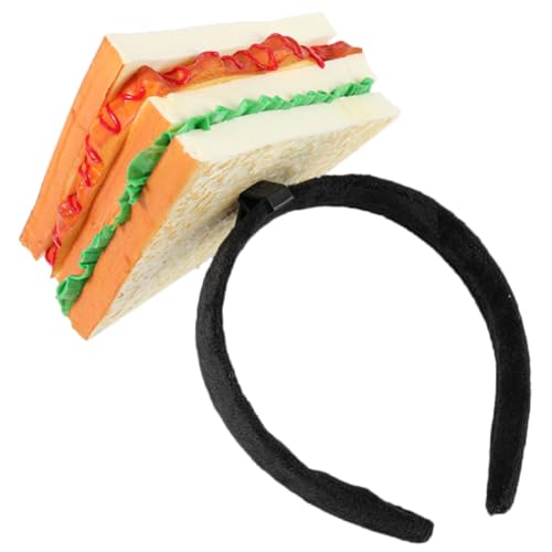 FONDOTIN Sandwich Haarband Leichte Hautfreundliche Party Haarreif Damen Originelles Food Haarschmuck Accessoire für Festliche Anlässe und Modische Kostüme FONDOTIN Sandwich Haarband Leichte Hautfreundliche Party Haarreif Damen Originelles Food Haarschmuck Accessoire für Festliche Anlässe und Modische Kostüme von FONDOTIN