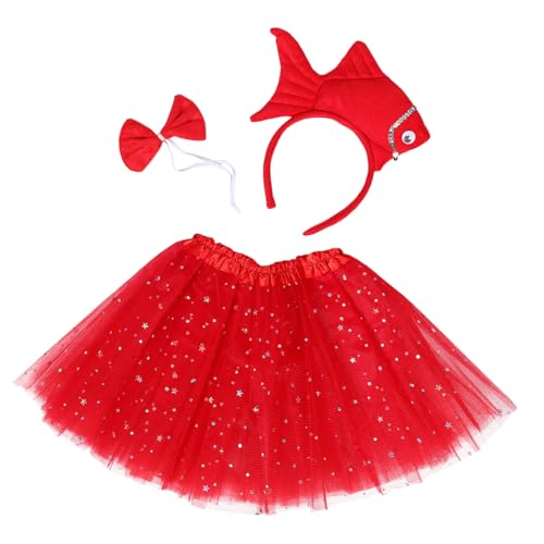 FONDOTIN Tiere Kostümset Plüsch Haarschmuck mit Tutu Rock und Fliege für Rollenspiele Halloween Partys und Kreative Kostüme für Mädchen von FONDOTIN