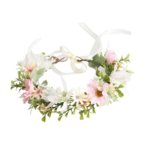 FONDOTIN Verstellbares Braut Haarband mit Realistischer Blumenkrone Floraler Haarschmuck für Hochzeit Party und Festliche Anlässe Damen Haarschmuck Leicht und Elegant FONDOTIN Verstellbares Braut Haarband mit Realistischer Blumenkrone Floraler Haarschmuck für Hochzeit Party und Festliche Anlässe Damen Haarschmuck Leicht und Elegant von FONDOTIN