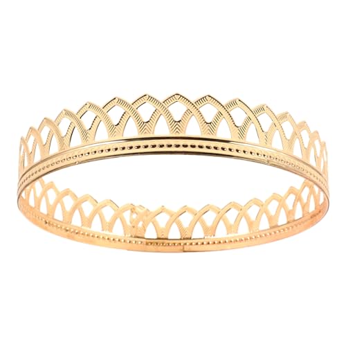 FONDOTIN Vintage Herren Königskrone Antikem Finish Auffälliger Haarreif für Party Cosplay Halloween und Bühnenauftritte Verstellbare für Sicheren Sitz von FONDOTIN