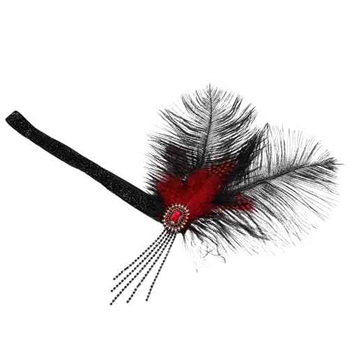 FONDOTIN Vintage Jahre Stirnband Damen Kopfschmuck für Hochzeit Cosplay Party Braut Haarschmuck Leicht und Stilvoll für Tanzball Halloween Fest von FONDOTIN