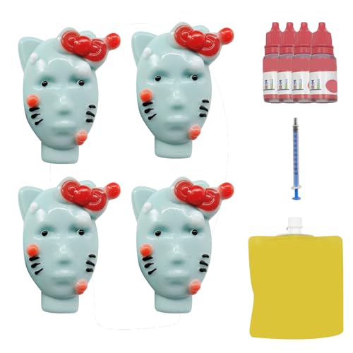 4 Stück Squishy Squeeze Spielzeug Lustig Pickel-Popping-Toy Squishy Anti Stress Spielzeug Quetschspielzeug Wiederverwendbar Stressspielzeug Squishies Fidget Toys für Erwachsene Kinder Geschenke (D) von FONDUO