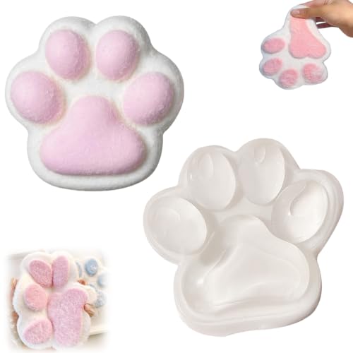 Taba Squishy Katzenpfoten Groß, Handmade fufu Squishy Big Pfote, Squeeze Toy, Anti Stress Squishy Toy Set, Squishy Cat Paw Spielzeug, Taba fufu Squishy Katzenkralle Stressabbauspielzeug (A+B) von FONDUO