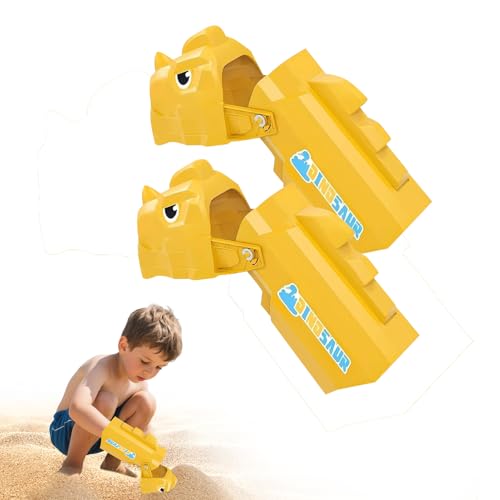 Handbagger Spielzeug Kinder Für Sandkasten und Sand, Sandspielzeug ab 3 jahr, Dinosaurier Sand Schaufel-Arm, Sandkasten Spielzeug für Outdoor, Strandspielzeug Sandgreifer, Geschenk Für Kinder (Ax2) Handbagger Spielzeug Kinder Für Sandkasten und Sand, Sandspielzeug ab 3 jahr, Dinosaurier Sand Schaufel-Arm, Sandkasten Spielzeug für Outdoor, Strandspielzeug Sandgreifer, Geschenk Für Kinder (Ax2) von FONDUO