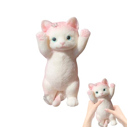 Taba Squishy Katze Toy, Fufu Squishy Spielzeuge Groß: 20x10cm, Squishy Klebrig Quetschspielzeuge, Niedlich Anti Stress Spielzeug Squishy, Fidget Spielzeuge Geschenk für Kinder und Erwachsene (B) von FONDUO