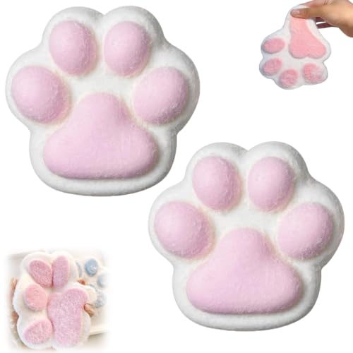 Taba Squishy Katzenpfoten Groß, Handmade fufu Squishy Big Pfote, Squeeze Toy, Anti Stress Squishy Toy Set, Squishy Cat Paw Spielzeug, Taba fufu Squishy Katzenkralle Spielzeug,10x10x4cm (Bx2) von FONDUO