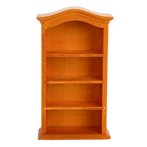 FONGKNOX Puppenhaus-Bücherregal, Holz, Miniatur-Bücherregal, Regal, 1/12 Puppenhaus, Mini-Möbel, Schrank, Puppenhaus-Möbel, Wohndekor-Zubehör FONGKNOX Puppenhaus-Bücherregal, Holz, Miniatur-Bücherregal, Regal, 1/12 Puppenhaus, Mini-Möbel, Schrank, Puppenhaus-Möbel, Wohndekor-Zubehör von FONGKNOX