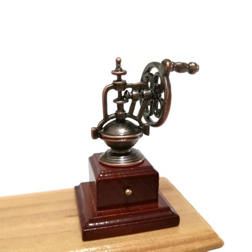 FONGKNOX Puppenhaus-Kaffeemaschine, Miniatur-Kaffeemaschine, Ornamente, Mini-Haus, Kaffeemaschine, Dekor, Puppenhaus-Möbelmodell, Metall-Kaffeemodell, Dekorationen FONGKNOX Puppenhaus-Kaffeemaschine, Miniatur-Kaffeemaschine, Ornamente, Mini-Haus, Kaffeemaschine, Dekor, Puppenhaus-Möbelmodell, Metall-Kaffeemodell, Dekorationen von FONGKNOX