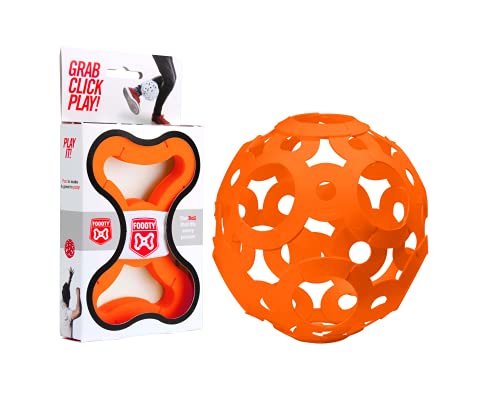 FOOOTY 001OR Faltbarer Ball Orange von FOOOTY