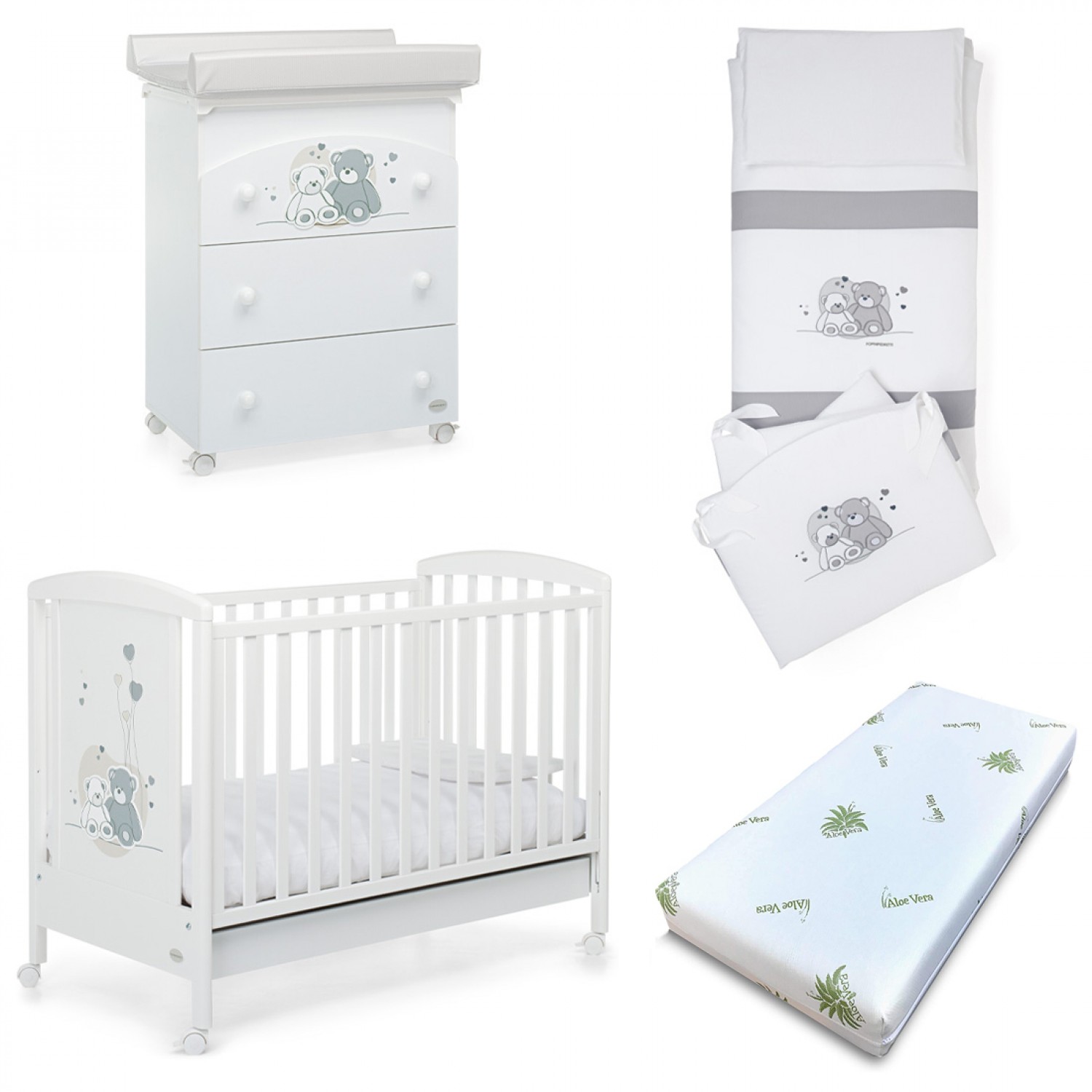 Foppapedretti Maskottchen Weißes Schlafzimmer Foppapedretti Maskottchen Weißes Schlafzimmer von FOPPAPEDRETTI