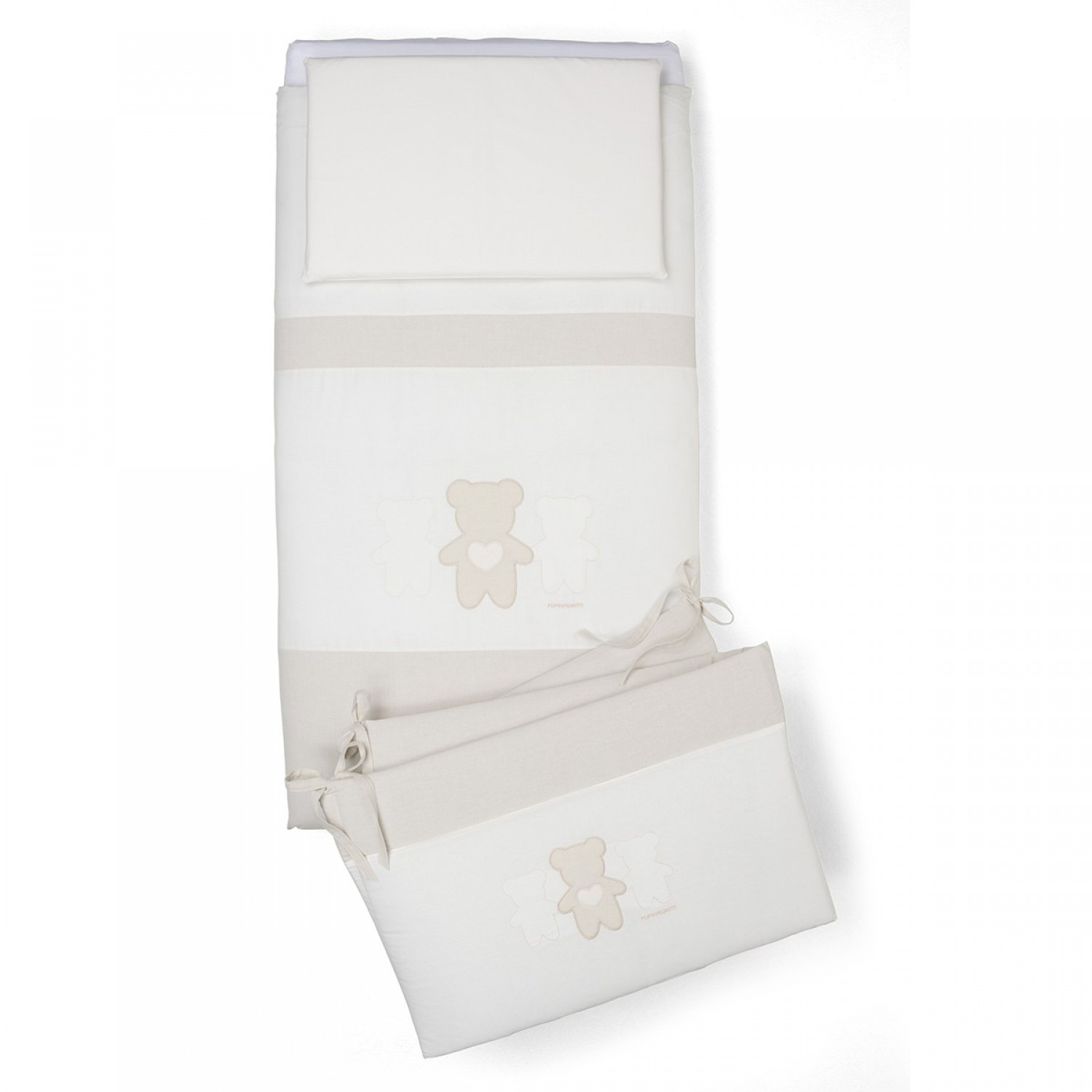Komplett Daunendecke Foppapedretti Teddy Love Beige Komplett Daunendecke Foppapedretti Teddy Love Beige von FOPPAPEDRETTI