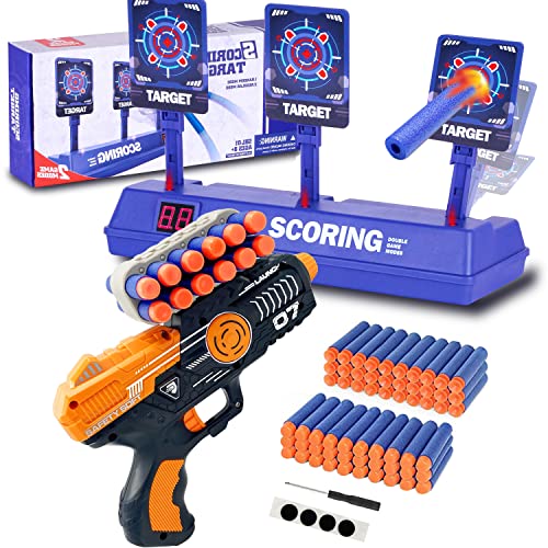 FOR21JOYS Spielzeug Pistole und Zielscheibe für Nerf,Zielscheibe mit Pistole und 60 Darts,Weihnachten Geburtstags Geschenke Spielzeug für 6 7 8 9 10 Jahre Kinder Junge FOR21JOYS Spielzeug Pistole und Zielscheibe für Nerf,Zielscheibe mit Pistole und 60 Darts,Weihnachten Geburtstags Geschenke Spielzeug für 6 7 8 9 10 Jahre Kinder Junge von FOR21JOYS