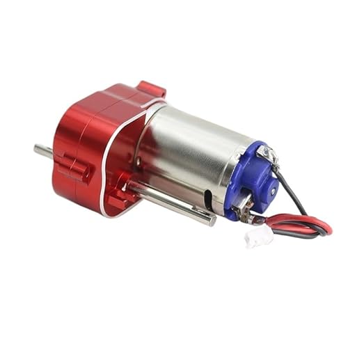 FORMIAHA MN1/12 Rc Auto Zubehör MN78 MN82 Mn168 Mn99s LC79 CNC Metall Übertragung 370 Motor Getriebe Motor Getriebe Box Mit Metall Getriebe(Silver) von FORMIAHA