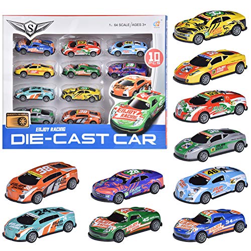 FORMIZON 10 Stück Mini Auto Spielzeug, Spielzeugautos, Mini Auto Set Rennauto, Pull Back Autos Spielzeug Autos für Kleinkinder ab 3 4 5 Jahren Jungen Mädchen, Buntes Kleine Geschenk für Kinder FORMIZON 10 Stück Mini Auto Spielzeug, Spielzeugautos, Mini Auto Set Rennauto, Pull Back Autos Spielzeug Autos für Kleinkinder ab 3 4 5 Jahren Jungen Mädchen, Buntes Kleine Geschenk für Kinder von FORMIZON