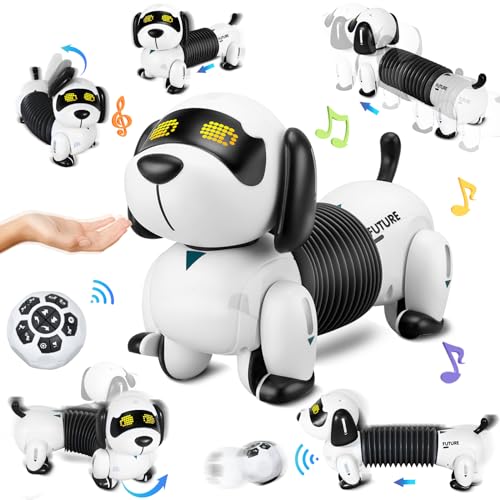 FORMIZON Roboter Hund für Kinder, Ferngesteuerter Roboter, Programmierbarer Roboter Folgt Tanz Musik, Intelligenter interaktiver Spielzeugroboter, Geschenke für Jungen und Mädchen 3-12 Jahren (B) von FORMIZON