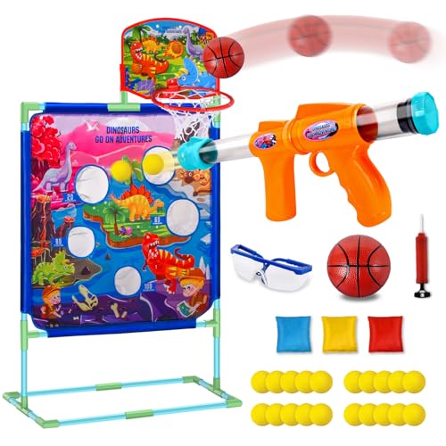 FORMIZON Zielscheibe Set, Schießspiel für Kinder, Luftspielzeug Pistolen mit 20 Schaumstoffbällen, Indoor-Outdoor-Aktivitätsspiel für Kinder ab 5 6 7 8 9 10 11 12 Jungen und Mädchen FORMIZON Zielscheibe Set, Schießspiel für Kinder, Luftspielzeug Pistolen mit 20 Schaumstoffbällen, Indoor-Outdoor-Aktivitätsspiel für Kinder ab 5 6 7 8 9 10 11 12 Jungen und Mädchen von FORMIZON