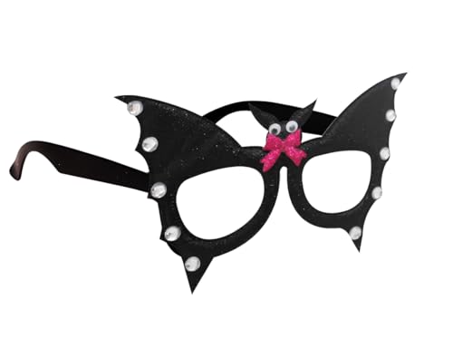 FORNOR Halloween-Brille, Schwarz (33167) von FORNOR