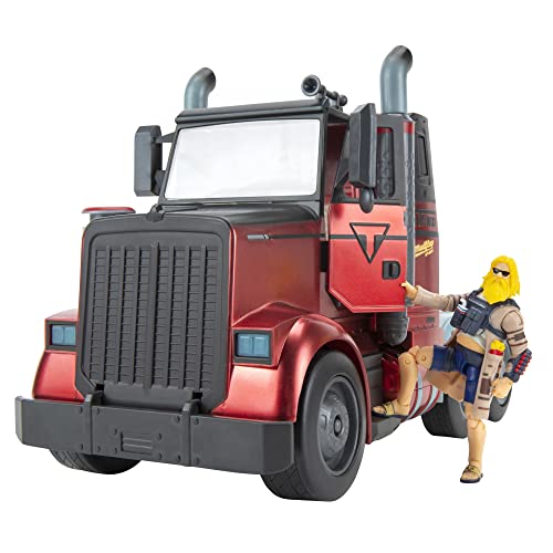FORTNITE FNT0733 Mudflap - Ferngesteuertes Feature Fahrzeug mit beweglicher Actionfigur und Zubehör, Spielzeug ab 8 Jahren Mudflap - Relaxed Fit Jonesy von FORTNITE