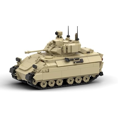 FORTTS Militär Panzer Bausteine Modell, M3-Panzer Hauptkampfpanzer Modellbausatz MOC Konstruktionspielzeug für Erwachsene Panzer Bausteine Bauset (Color : 680pcs) von FORTTS