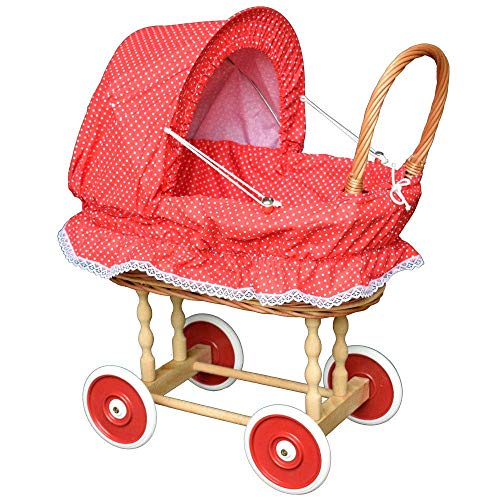FORYOURPROTECTION Puppenwagen aus Weide Holz Weidenwagen Kinderwagen Weidenpuppenwagen Handarbeit FORYOURPROTECTION Puppenwagen aus Weide Holz Weidenwagen Kinderwagen Weidenpuppenwagen Handarbeit von FORYOURPROTECTION