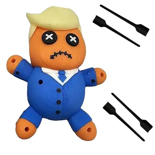 FOTJDRUJ Voodoo Set, 3D Gedrucktes Voodoo Puppen Tischspielzeug, Politisches Humor StressdäMpfungsspielzeug, Stellung AusdrüCken, Emotionen AusdrüCken FOTJDRUJ Voodoo Set, 3D Gedrucktes Voodoo Puppen Tischspielzeug, Politisches Humor StressdäMpfungsspielzeug, Stellung AusdrüCken, Emotionen AusdrüCken von FOTJDRUJ