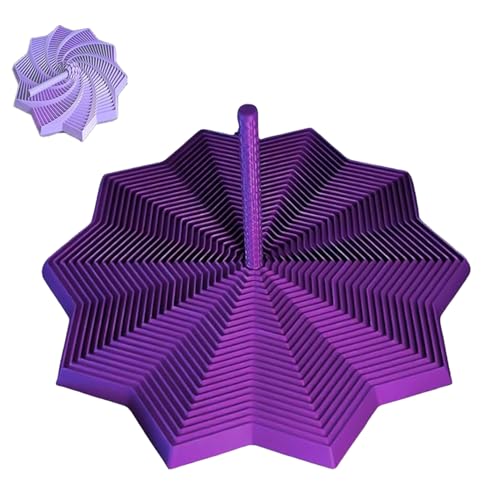 Fidget Toys Erwachsene, 3D Druck Erweitert Sinne Fidget Star,Zellrotation Spirale Design,für Entspannung, Entspannung,AufmerksamkeitsüBung, Sinnerreizung von FOTJDRUJ