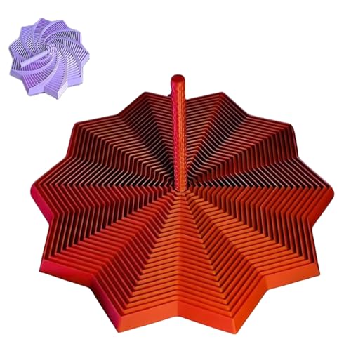 Fidget Toys Erwachsene, 3D Druck Erweitert Sinne Fidget Star,Zellrotation Spirale Design,für Entspannung, Entspannung,AufmerksamkeitsüBung, Sinnerreizung von FOTJDRUJ