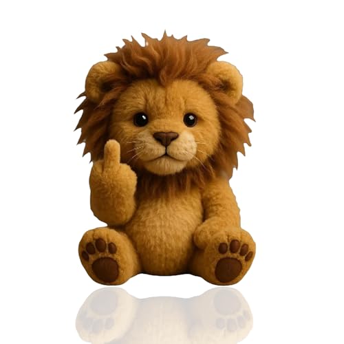 Plüschtiere Mit Mittelfinger, Weiches Lustiges Mittelfingertier, Emotionale UnterstüTzung Und Stresslinderung, Home Office Desktop Dekoration, Einzigartig Und Charmant von FOTJDRUJ